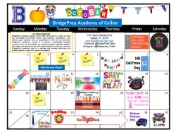 October 2022 Activities Calendar